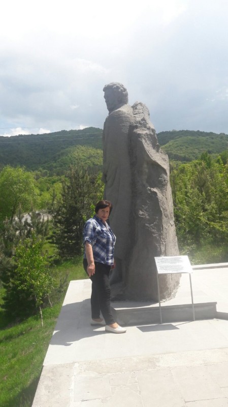 Create meme: fiagdon monument to Stalin, monument to andranik in bulgaria, illustration