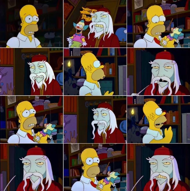 Create meme: simpsons treehouse of horror 26, santa claus the simpsons, Homer 