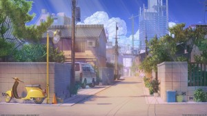 Создать мем: аниме улицы бежевые, аниме город для гача лайф, арсений чебынкин (arsenixc)