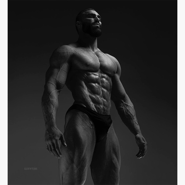 Create meme: white jock, gray pumped-up man, gigachad ernest halimov