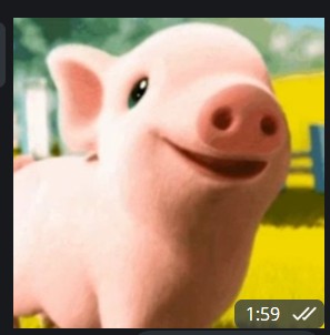 Create meme: this little piggy, piggy piggy, the pig winks