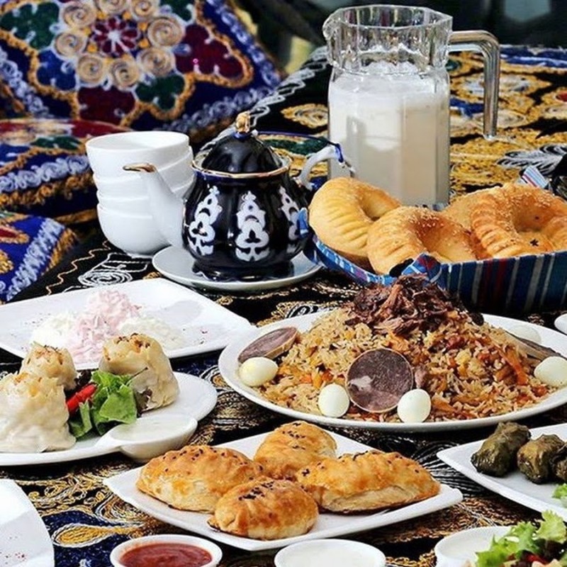 Create meme: Uzbek cuisine, national cuisine of uzbekistan, cuisine of uzbekistan