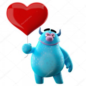 Create meme: Cartoon, heart