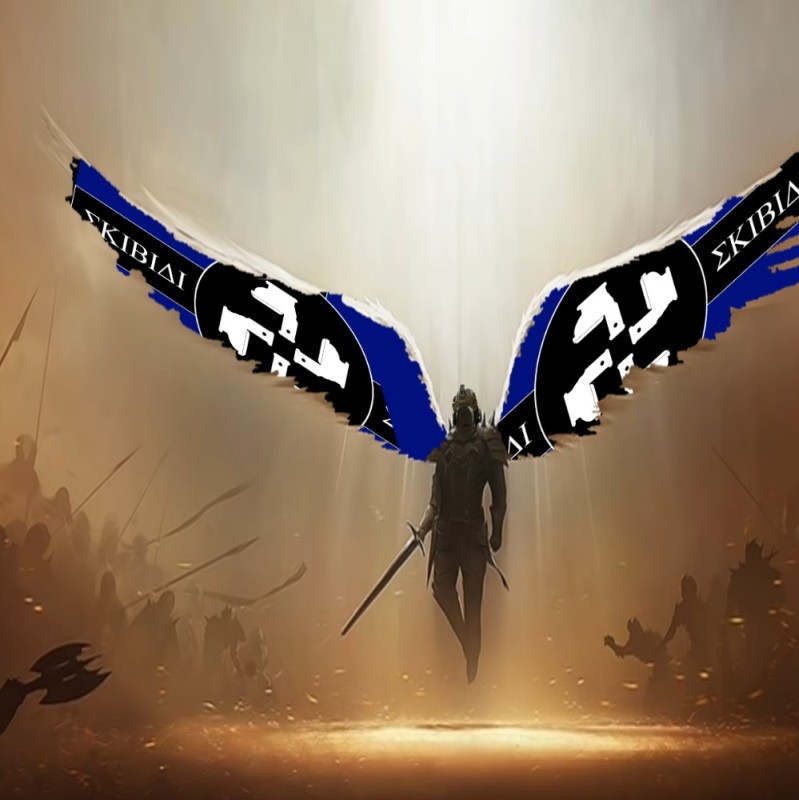 Create meme: The fallen archangel Tyrael, angel with a sword, angel wings