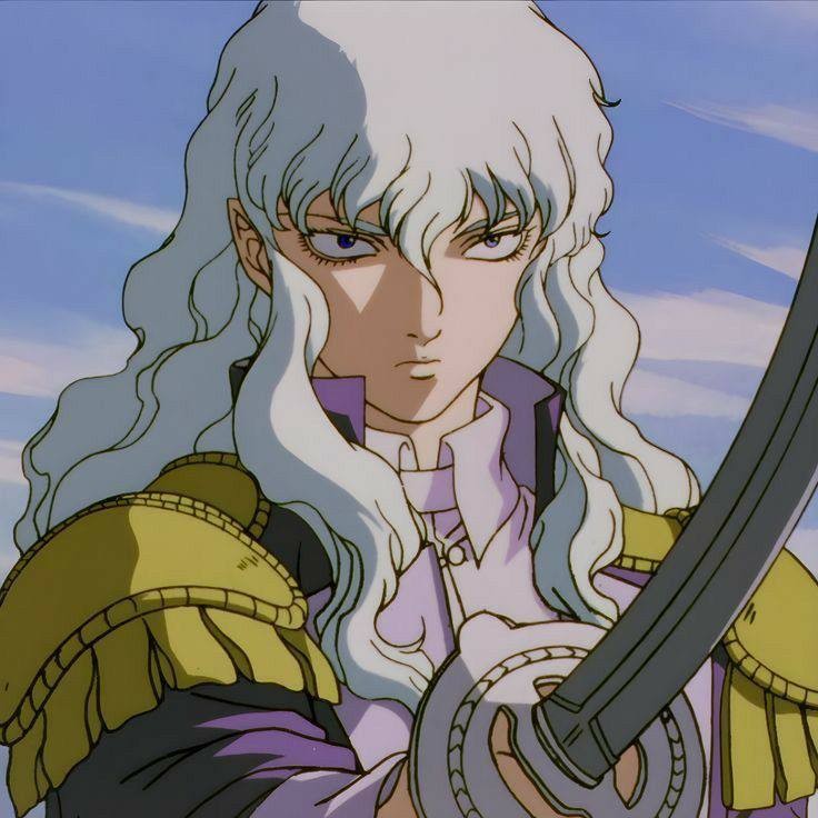 Create meme: griffith anime, griffith berserk anime 1997, griffith berserk anime