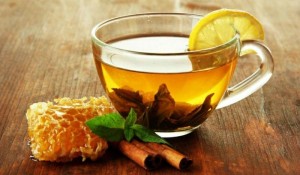 Create meme: tea with lemon and honey, get well soon, tea with lemon
