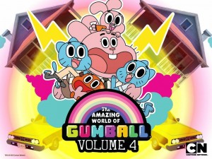 Создать мем: удивительный мир гамбола постер, world of gumball, amazing world of gumball
