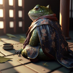 Create meme: frog, Asian, toad