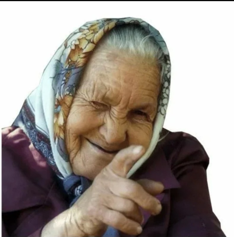 Create meme: stickers for whatsapp are cool Russian, granny sticker, Granny is an old lady