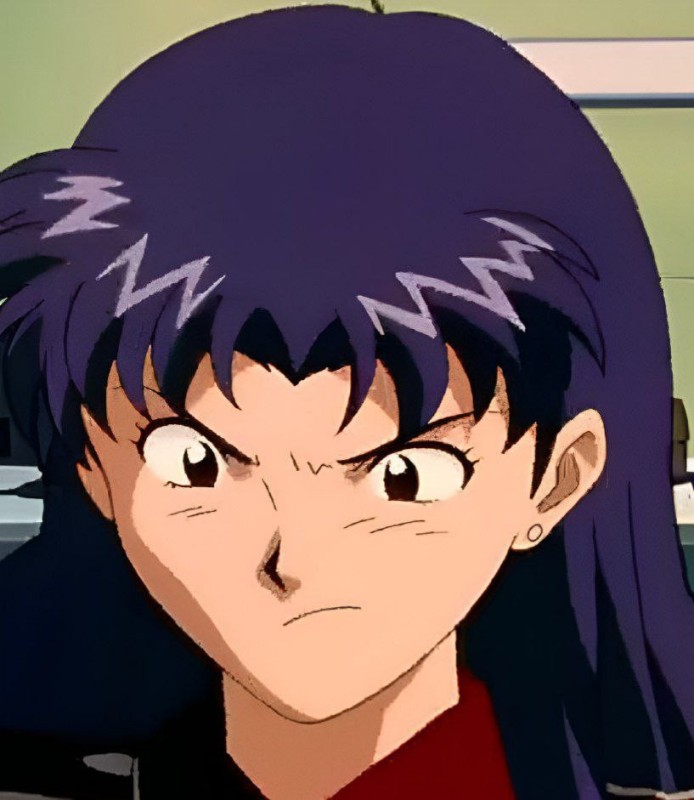 Create meme: misato katsuragi, misato evangelion, evangelion misato katsuragi