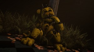 Create meme: Five Nights at Freddy's 3, freder Golden Freddy, from withered golden freddy