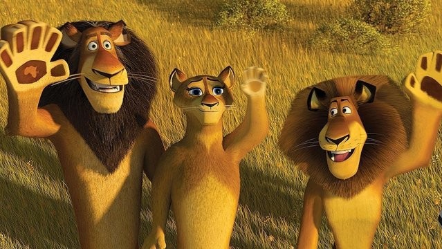 Create meme: heroes of madagascar, lion Madagascar, Madagascar 2 lion Macungie