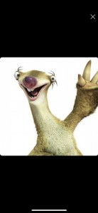 Create meme: sid the sloth stickers, sid from ice age, sloth from ice age
