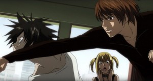 Create meme: light blood death note, death note light and l handcuffed, death note series 18