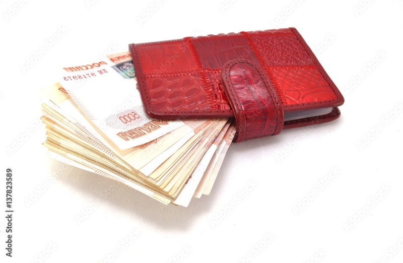 Создать мем: кошелек с деньгами, кошелек портмоне, красный кошелек
