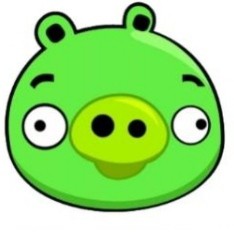 Create meme: angry birds pig, angry birds pigs, piggy from angri birds