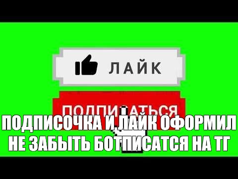 Подписка и лайк