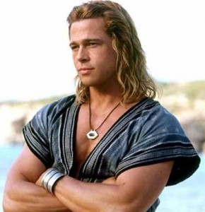 Create meme: achilles, brad pitt, brad pitt troy