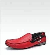 Create meme: casual shoes, red loafers, moccasins