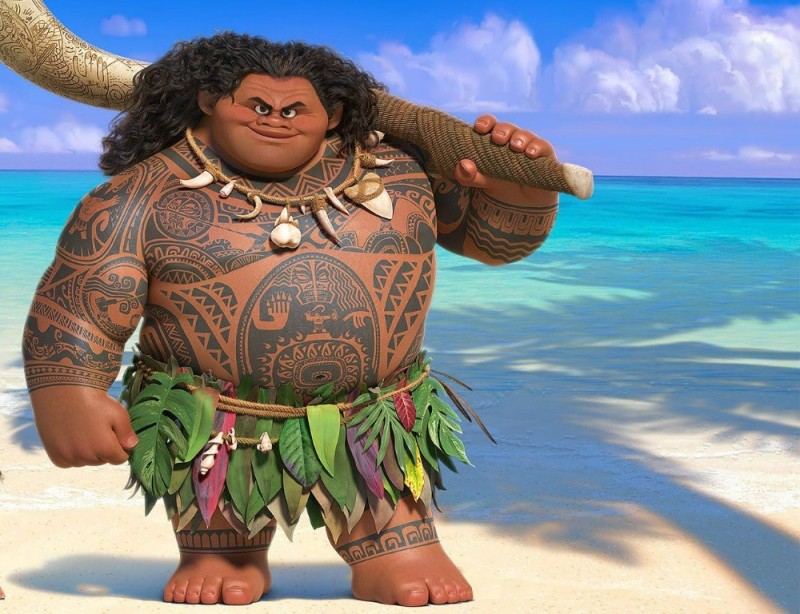 Create meme: maui moana, Moana the demigod of maui, Moana a