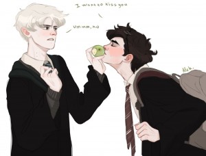 Создать мем: драрри ангст, драрри арт алек, alek арты drarry