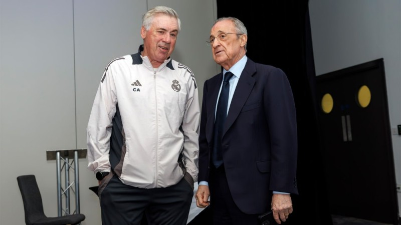 Create meme: Florentino Perez , Ancelotti Carlo, Carlo Ancelotti Bayern Munich