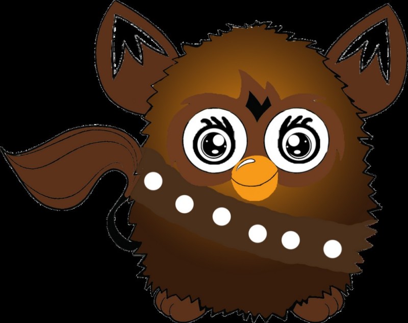 Create meme: Furby Furbacca, interactive furby toy, Furby toy