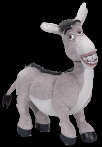 Создать мем: игрушка ослик от дримворкс, "осел" donkey wacky wobbler (2138f), плюшевый ослик