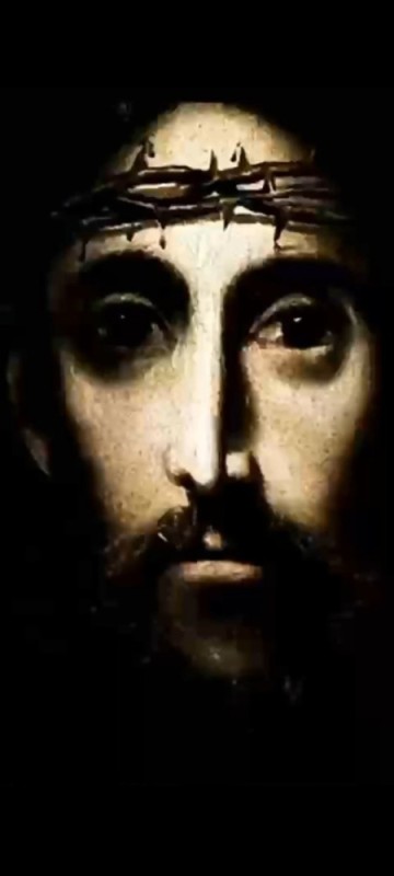 Создать мем: иисус христос в терновом венце, господь иисус христос, лик иисуса христа икона православная