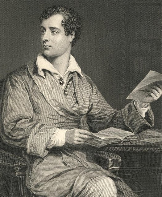 Create meme: Lord byron, byron, byron portrait