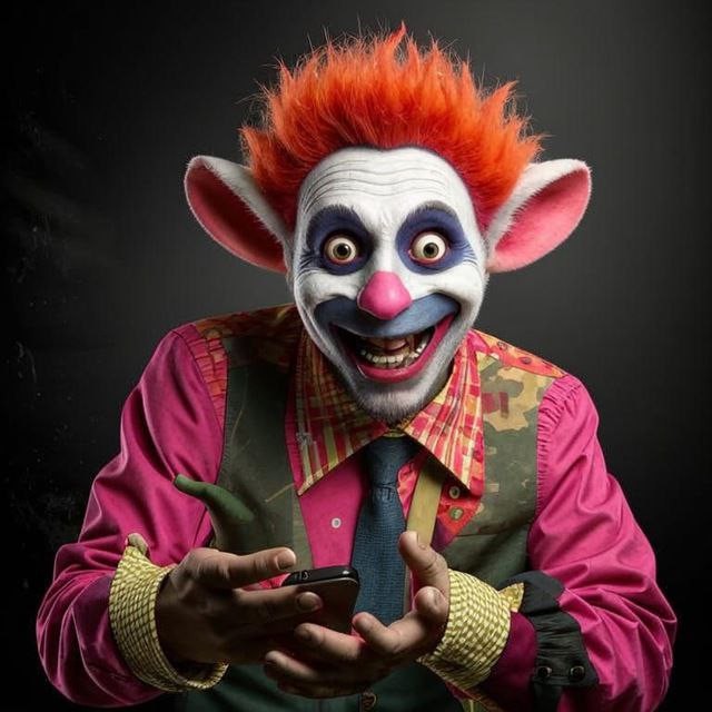Create meme: clown painting, clown clown, evil clowns
