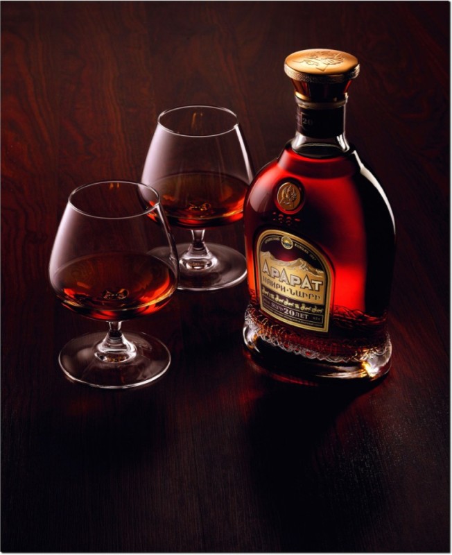 Create meme: cognac , elite cognac, Ararat cognac still life