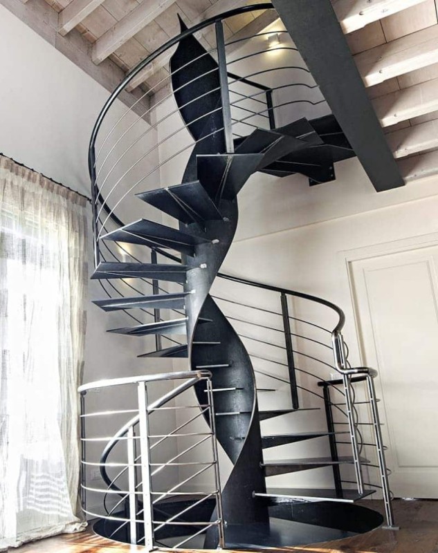 Create meme: spiral staircase loft, spiral staircase made of metal, spiral staircase