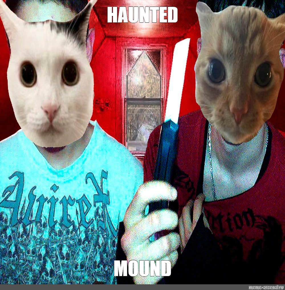 I love haunted mound. Ава Haunted Mound. Sematary Haunted Mound. Бакшот Haunted Mound. Накрашенный кот Мем.