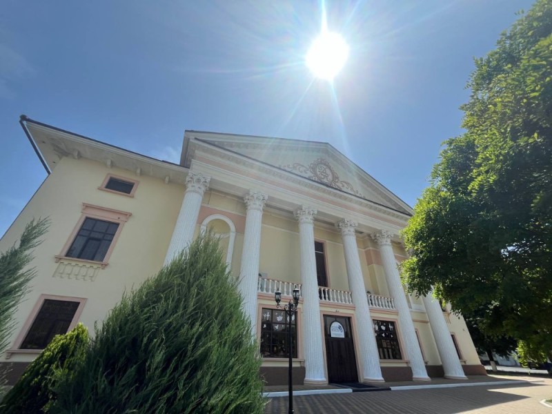 Create meme: Sochi City Assembly building, girl , Chamber Music Theatre