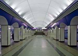 Create meme: metro station, St. Petersburg metro, in the subway