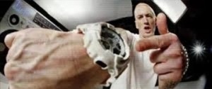 Create meme: Eminem watch, eminem