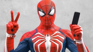 Создать мем: человек паук ps, hot toys spider man ps4 продвинутый костюм, человек паук дс