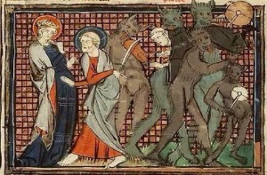 Создать мем: средневековые, картины средневековья апокалипсис, миниатюры библии мациевского