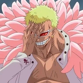 Create meme: donquixote doflamingo van pease, don quixote doflamingo, doflamingo manga