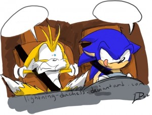 Create meme: eggman, sontails, sonic