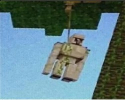 Create meme: dank meme, Screenshot, hanged Golem minecraft