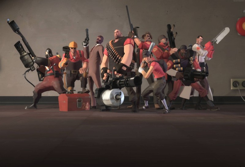 Create meme: Tim fortress 2, Tim Fortress game, team fortress 2 games