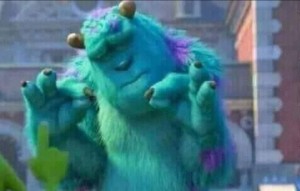 Create meme: Mike wazowski, monsters Inc meme mmm, Monsters University