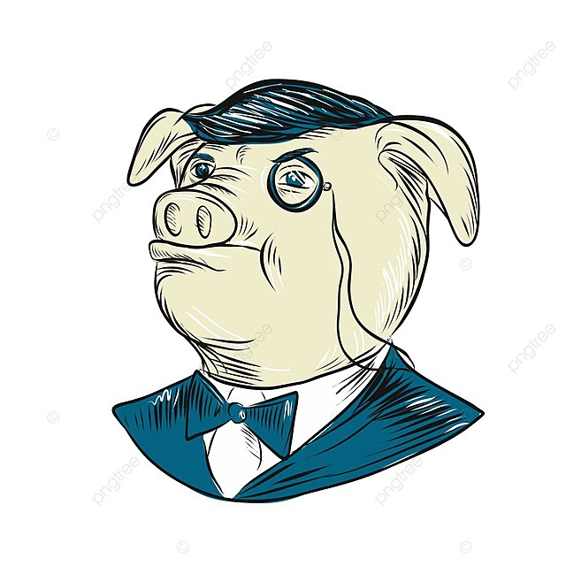 Create meme: pig , the pig's face, mumps 