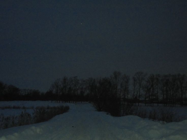 Create meme: winter , landscape photography, moonlit night 