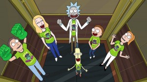 Create meme: Rick and Morty season 3, dancing Rick and Morty, Rick and Morty, season 3