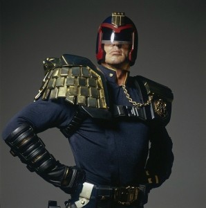 Create meme: judge Dredd Stallone, judge Dredd 1995 movie costumes, Judge Dredd 3D