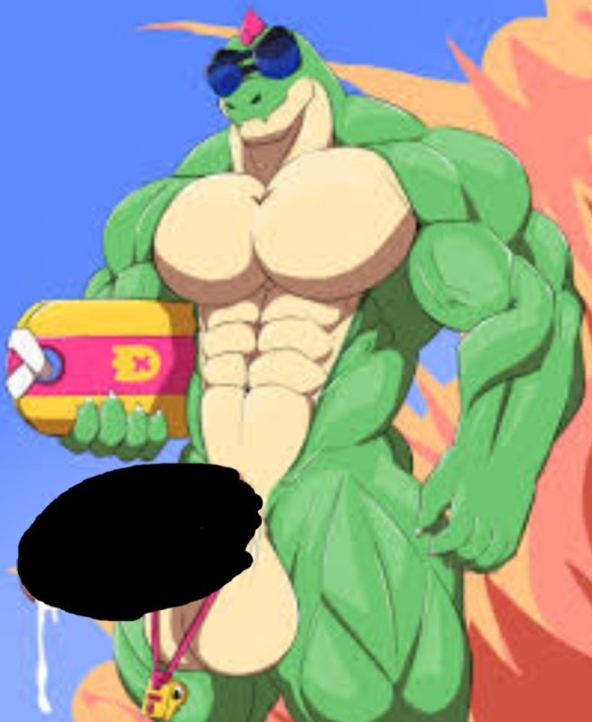 Create meme: muscle growth dragon, brawl stars, people 