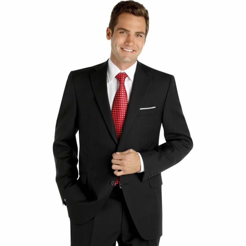 Create meme: a man in a business suit, suit men, men's suit with red tie